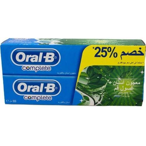 معجون اسنان-اورال بي-عرض -نعناع وزعتر-2*100 مل