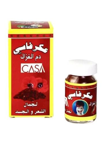 بودرة-كازا-عكر فاسي دم الغزال للشعر والجسم-8 جم