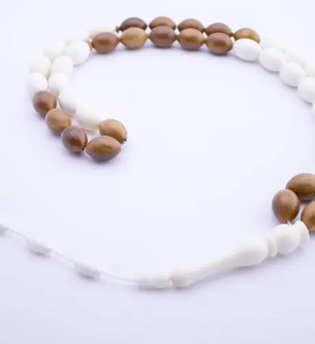 سبحة عظم جمل و كوك.