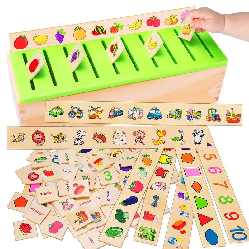 صندوق التصنيف التعليمي للأطفال (Knowledge Classification Box)