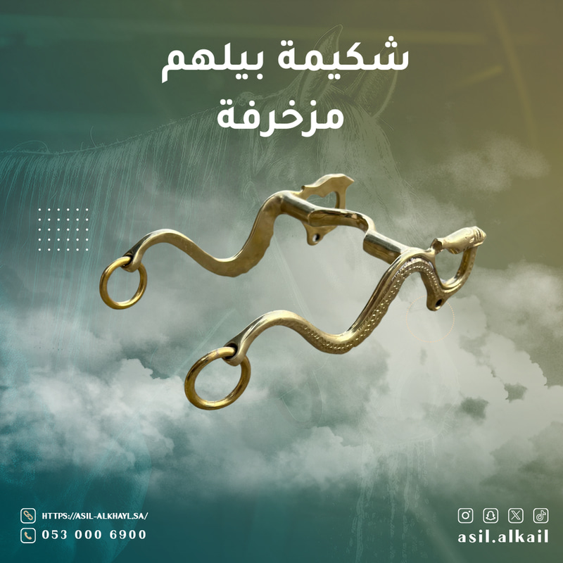 شكيمة بيلهم مزخرفة