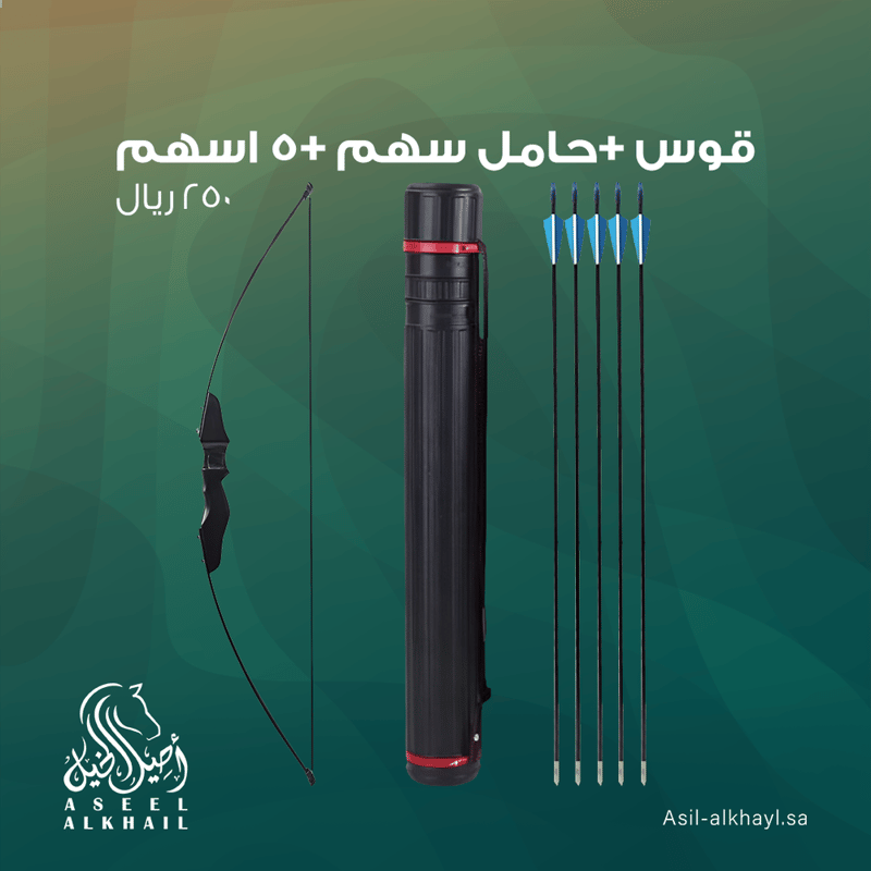 Archery Bow with Quiver Set