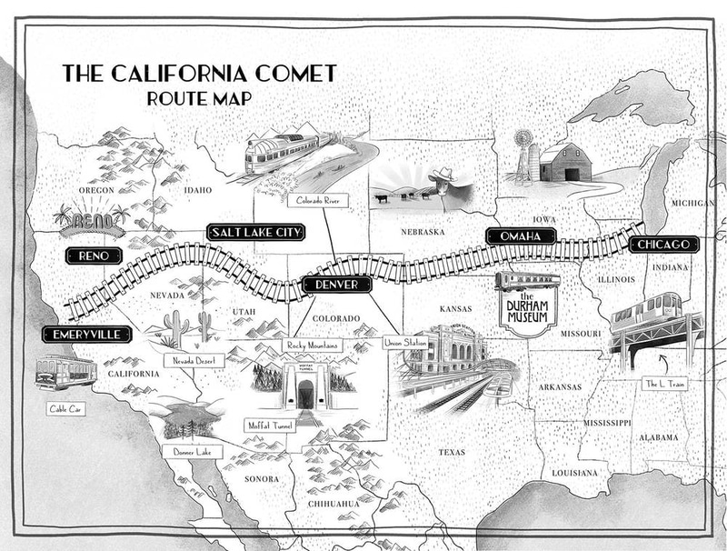 Kidnap on the California Comet (Adventures on Trains #2)