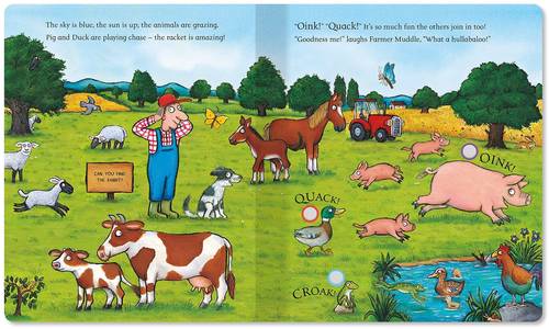 The Noisy Farm Book: A press-the-page sound book