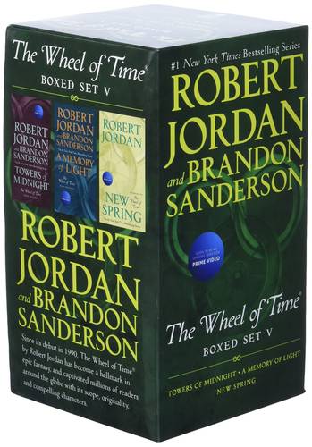 The Wheel of Time Premium Boxed Set V: Book 13: Towers of Midnight, Book 14: A Memory of Light, Prequel: New Spring
