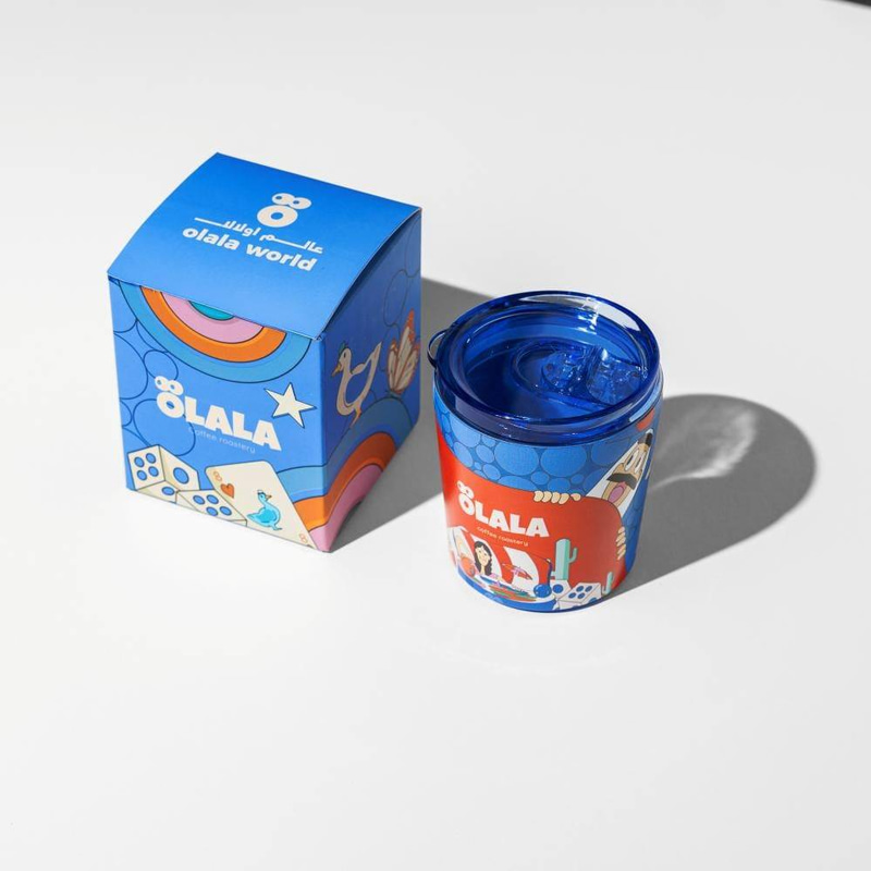مق عالم أولالا ازرق - Olala World Mug Blue - 8oz