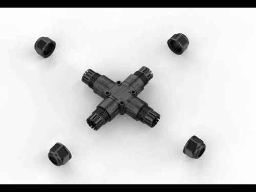 موصل كهربائي مقاوم للمياه 3 مخارج Connector（3 heads）
