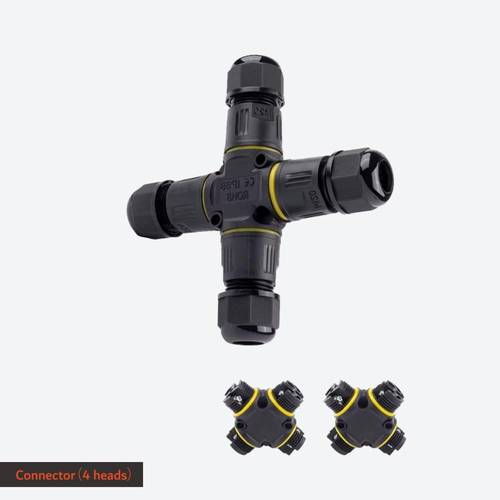 موصل كهربائي مقاوم للمياه 4 مخارج Connector（4 heads）
