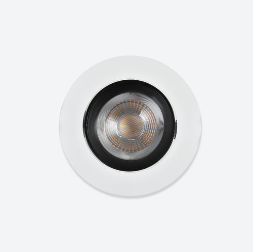 ليد داون لايت غاطس -7 واط - زاوية الإنتشار °38 - مساحة القطع 75mm - أسود- مناسب للإنارة الداخلية