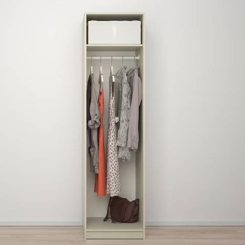 دولاب ملابس بيج فاتح ‎49x55x186 سم‏