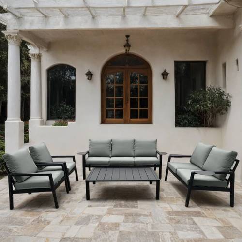 طقم كنب خارجي 7 اشخاص