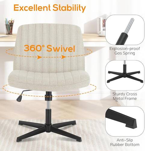 كرسي مكتب بدون ذراعين
