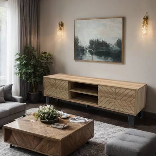 طاولة بلازما خشب مقاس 45*40*160 سم