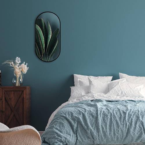مرأة حائط بيضاويه 