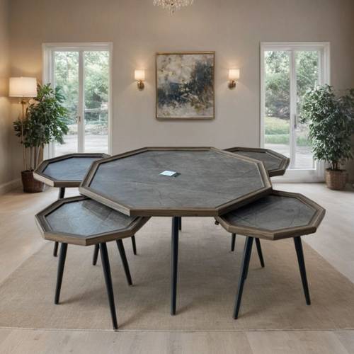 طقم طاولات 5 قطع