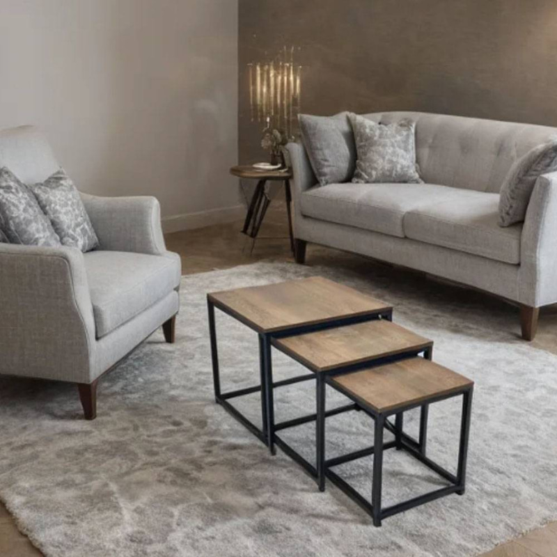 طقم طاولات مدرج 3 قطع