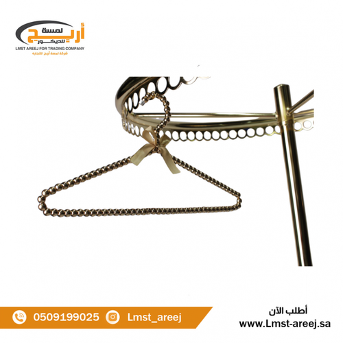 استاند ذهبي دوار حلق ذهبي