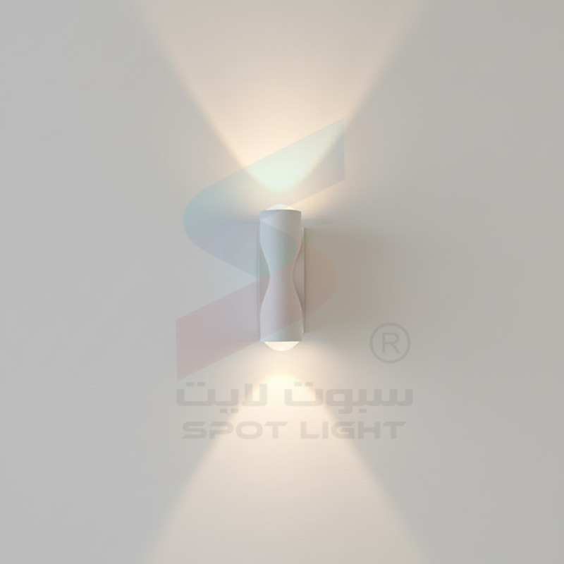 ابليك جداري مفرد المنيوم  8088/2WH-WW 