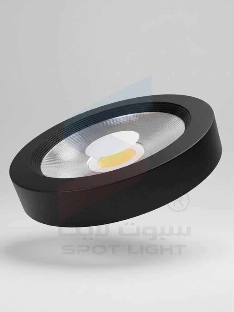 كشاف سبوت لايت COB بإطار أسود 8*30 وات