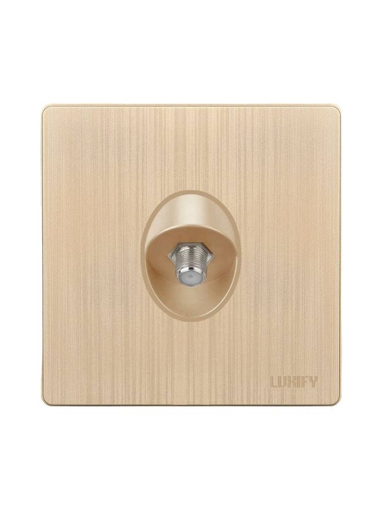 فيش دش ذهبي LUXIFY R6469