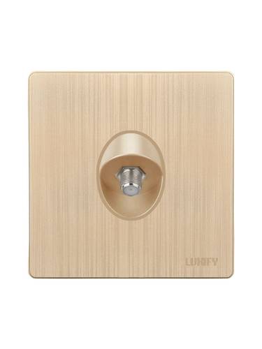 فيش دش ذهبي LUXIFY R6469
