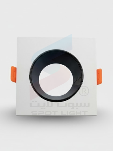 نسخة من جرم سبوت مفرد مانع توهج مربع اسودابيض SP 30mm
