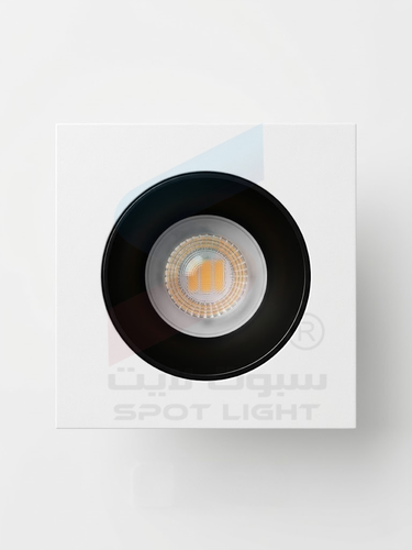 سبوت لايت LED مربع مانع توهج أسود أبيض 30 مم ألومنيوم SY8816