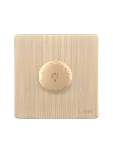 مفتاح دايمر 1000w ذهبي LUXIFY R6220