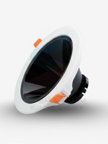 سبوت لايت ضد التوهج 6 بوصة أبيض وأسود من الألومنيوم Sense Light SY5579