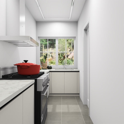 Custom Simple Durable Kitchen Cupboard Ghana Particleboard Melamine Kitchen Cabinet