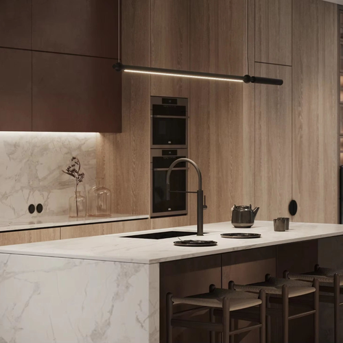 Modern Stainless Pantry Kitchen Cabinets with High Gloss Custom Wood Furniture Melamine Board Full Set Including Dining Faucet