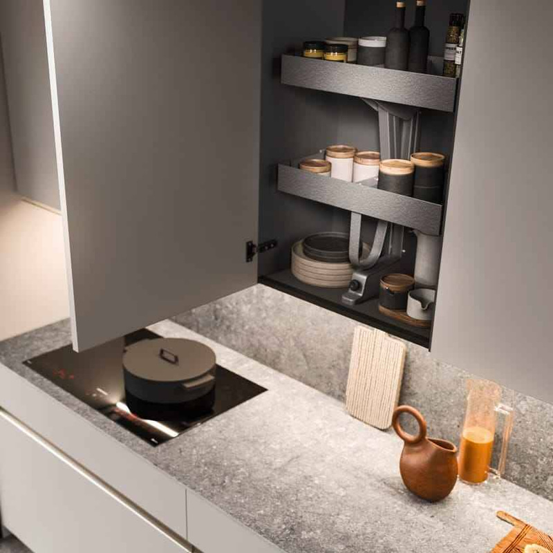 Modern White Shaker Lacquer Modular Kitchen Cabinet Artificial Marble Faucet Accessory-5 Year Warranty Factory Price for
