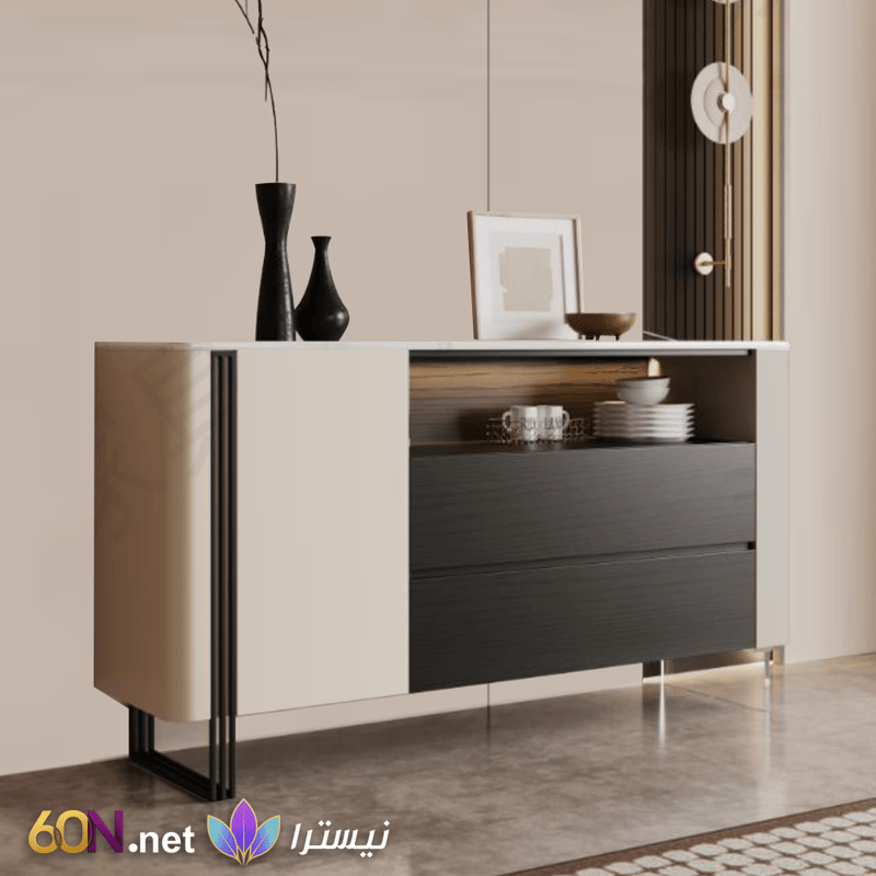 خزانة جانبية مودرن بلمسات فاخرة