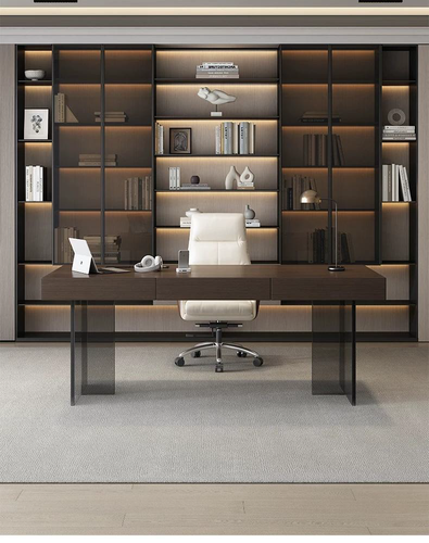 مكتب إداري مودرن فاخر بتصميم تنفيذي