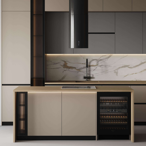 Smart Home Customized Modern Storage Melamine Kitchen Cabinet Ready to Assemble Modular Kitchen Sink Faucet Hinge Accessories