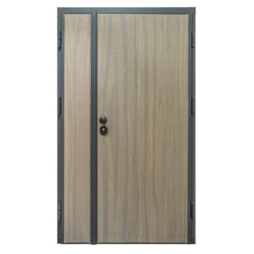 Factory Price PVC Steel Wooden Exterior Door Minimalist Design for Guest Room Front Entry with Finished Surface