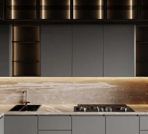 High Glossy PVC PET Melamine Acrylic Lacquer Matt Finish Kitchen Sink Cabinet Particleboard MDF Plywood Solid Wood Door Panel
