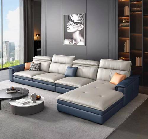 Modern Corner Sofa with Spacious Seating and Contemporary Design