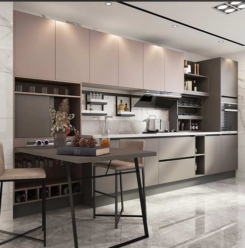 Faniao Modular Modern Wooden Kitchen Cabinets Free Design Ready to Assemble with Faucet Accessories