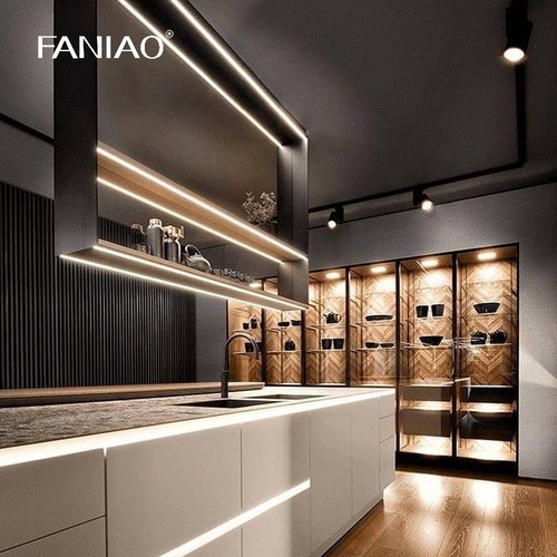 Modern White Shaker Lacquer Modular Kitchen Cabinet Artificial Marble Faucet Accessory-5 Year Warranty Factory Price for