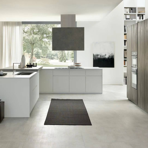 Modern Luxury Design Hinge Faucet Sink Accessories Dining Light Brown Solid Wood Modular Kitchen Cabinets