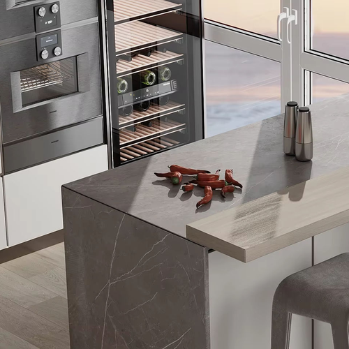 Custom Modern Shaker Small Melamine Kitchen Cabinet with Smart Home Accessories for Home and Kitchen Storage
