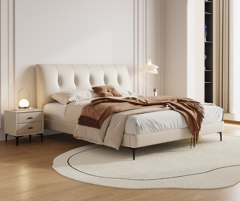 Luxury Modern Bed with Classic Elegant Details