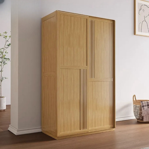Custom Simple Modern Luxury Storage Solid Wood Wardrobe Home Bedroom Wardrobe