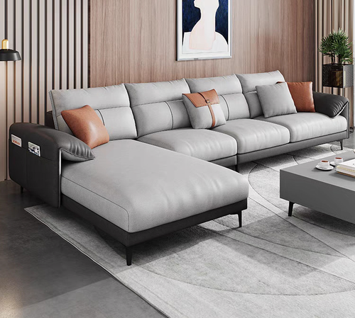 Modern Corner Sofa with Spacious and Functional Design