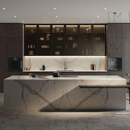 Modular Modern Kitchen Cabinet with Sink Custom Design Home Furniture Featuring Faucet Hinge Drawer Slide Accessories