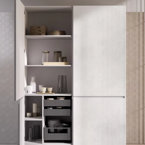 Luxury Home Design Modern Melamine Smart Wood Furniture Environmental Friendly Fireproof Sink Acrylic Door Panel Hinge Kitchen