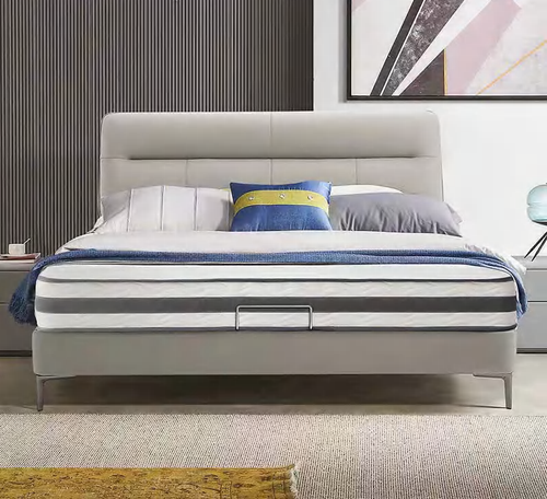 Luxury Modern Bed with Soft Upholstered Design