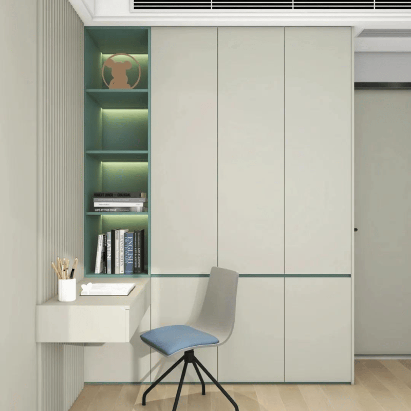 Factory Price Bedroom Wardrobes Custom Closet Cabinet Bedroom Furniture Design Minimalist White Wooden Wardrobe