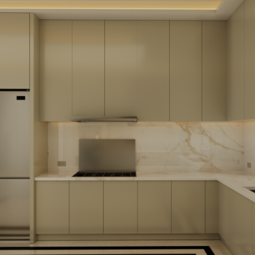 Factory price, complete kitchen cabinet furniture set, custom-designed modern kitchen cabinets, automatic